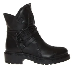 FRAU 84N4 STIVALETTO LACCIO PELLE NERO