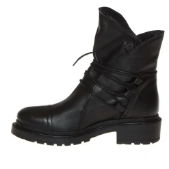 FRAU 84N4 STIVALETTO LACCIO PELLE NERO