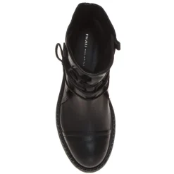 FRAU 84N4 STIVALETTO LACCIO PELLE NERO