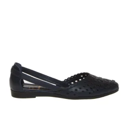 FRAU 03P0 BALLERINA PELLE LASERATA BLU NAVY