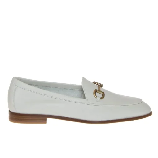 FRAU 94P4 COLLEGE DONNA MORSETTO PELLE BIANCO