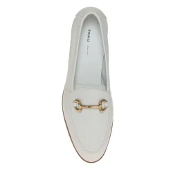 FRAU 94P4 COLLEGE DONNA MORSETTO PELLE BIANCO