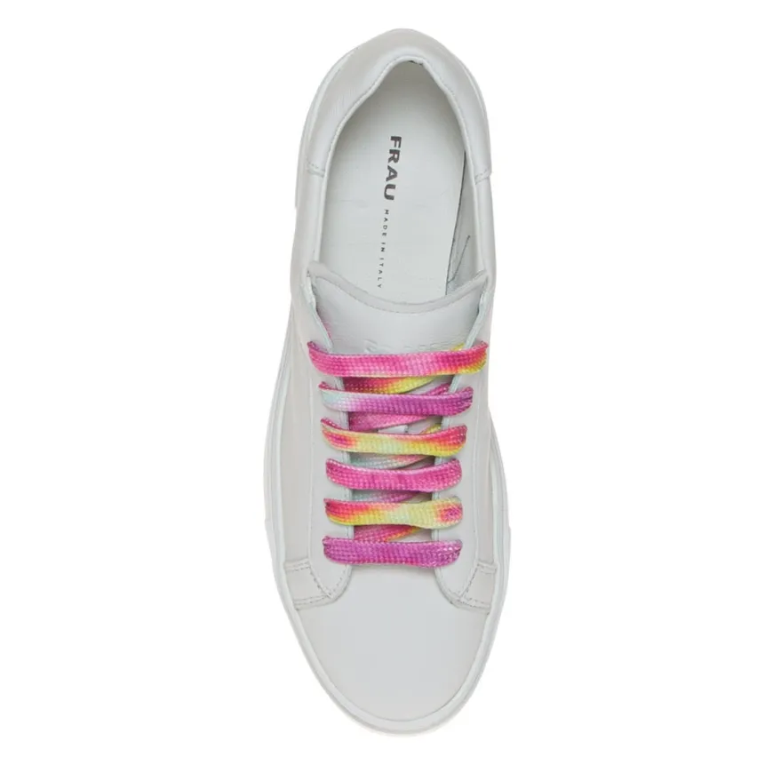 FRAU 36P7 SNEAKER PLATFORM DONNA PELLE BIANCA