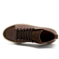 FRAU SNEAKER ALTA 29S8 16943 PELLE MARRONE