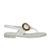 FRAU 86T8 SANDALO BIANCO FIBBIA MACULATA