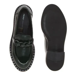 FRAU 97Z2 COLLEGE MOCASSINO NAPLACK VERDE CATENA