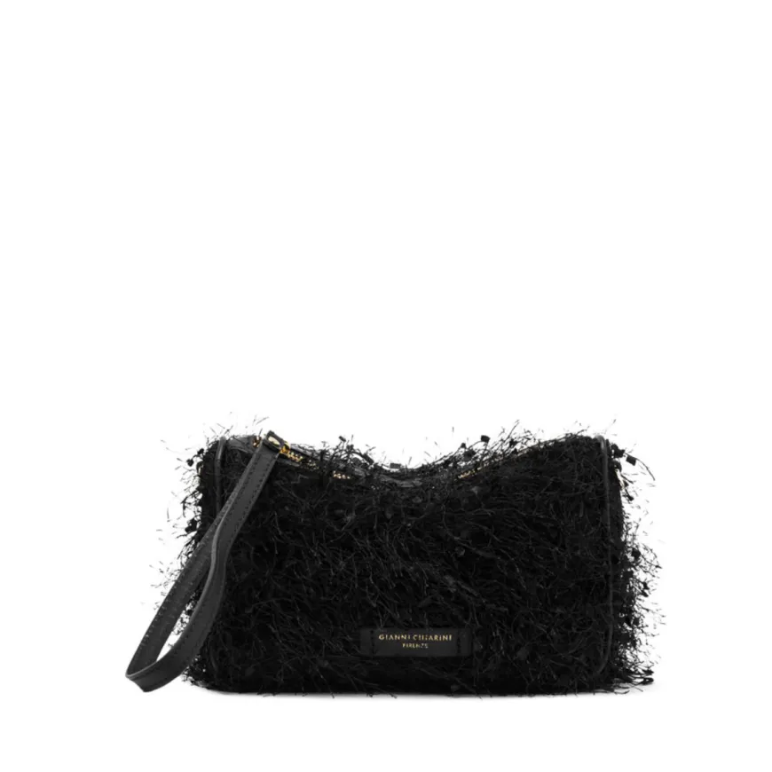 GIANNI CHIARINI BORSA NORA POUCH BS 11694 NERO