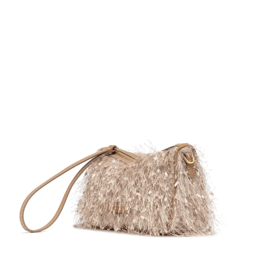 GIANNI CHIARINI BORSA NORA POUCH BS 11694 CREMA