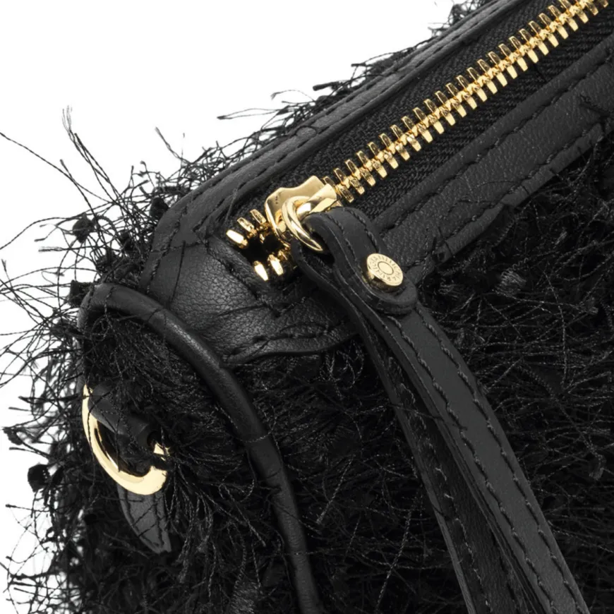 GIANNI CHIARINI BORSA NORA POUCH BS 11694 NERO