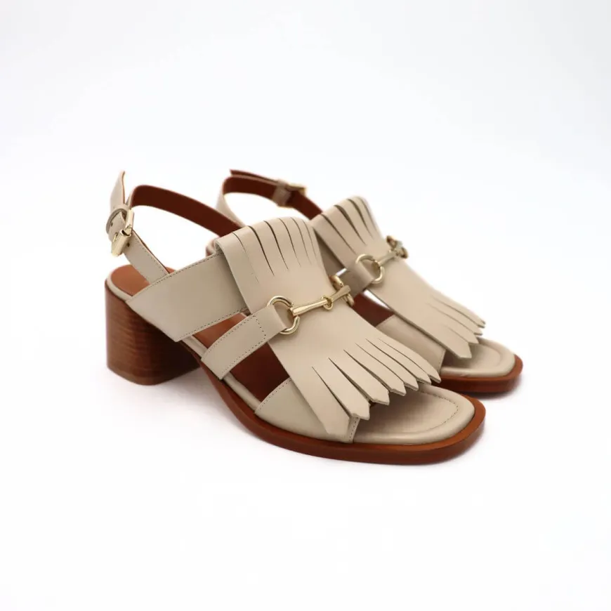 GUGLIELMO ROTTA SANDALO GLORY CHALK AVORIO