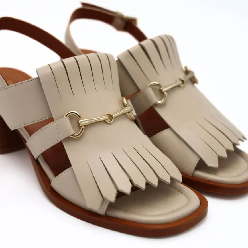 GUGLIELMO ROTTA SANDALO GLORY CHALK AVORIO