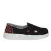 HEY DUDE MISTY RISE SLIPON PLATFORM CANVAS NERO