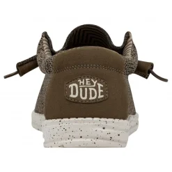HEY DUDE SLIPON WALLY SOX 40019-255 MESH MARRONE