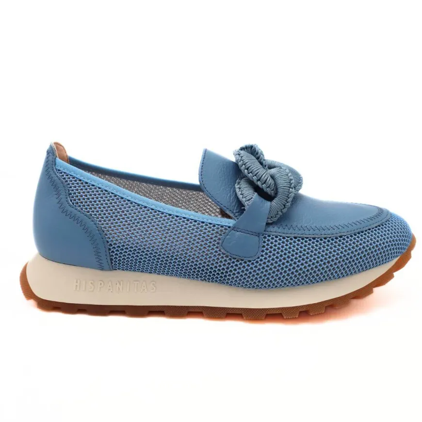 HISPANITAS MOCASSINO HV243270 AZZURRO