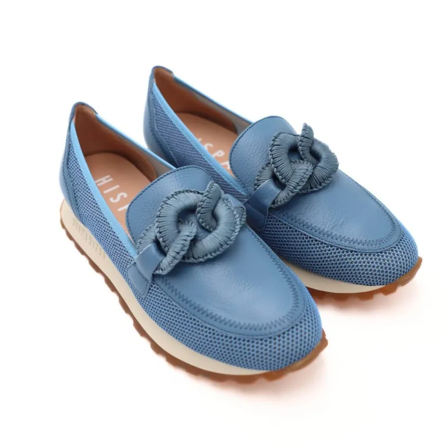 HISPANITAS MOCASSINO HV243270 AZZURRO