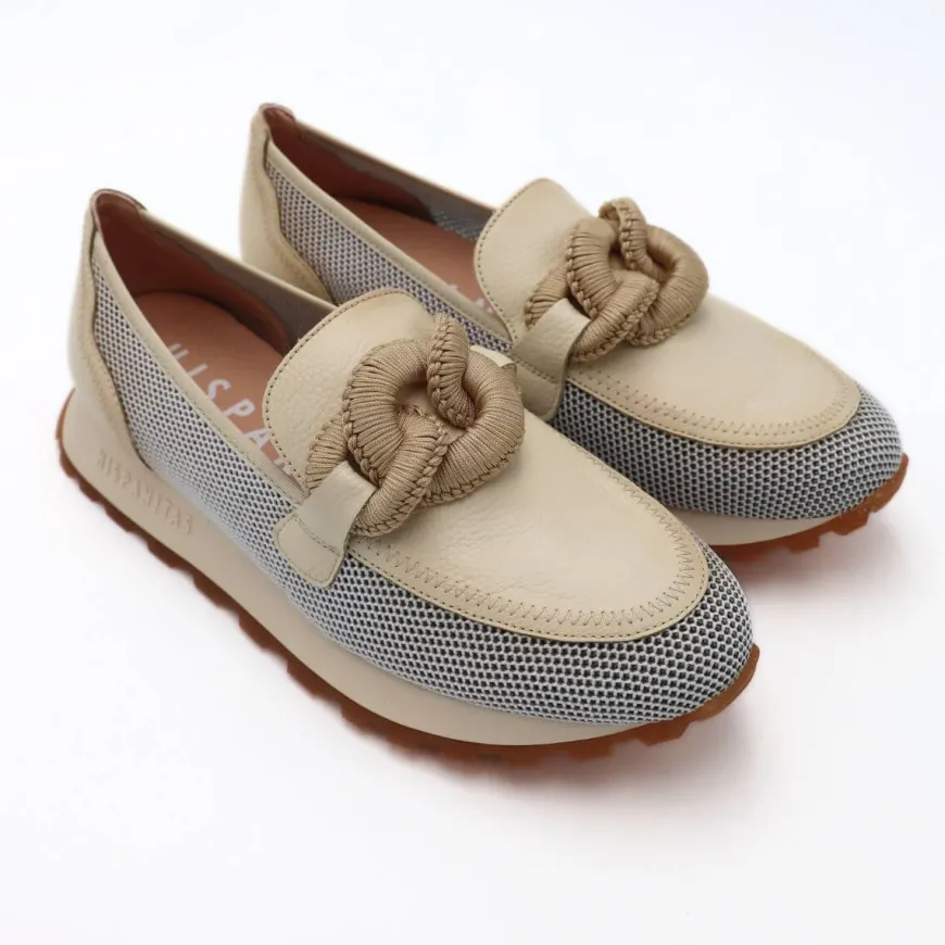 HISPANITAS MOCASSINO HV243270 BIANCO