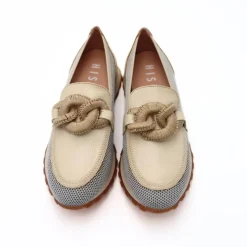 HISPANITAS MOCASSINO HV243270 BIANCO