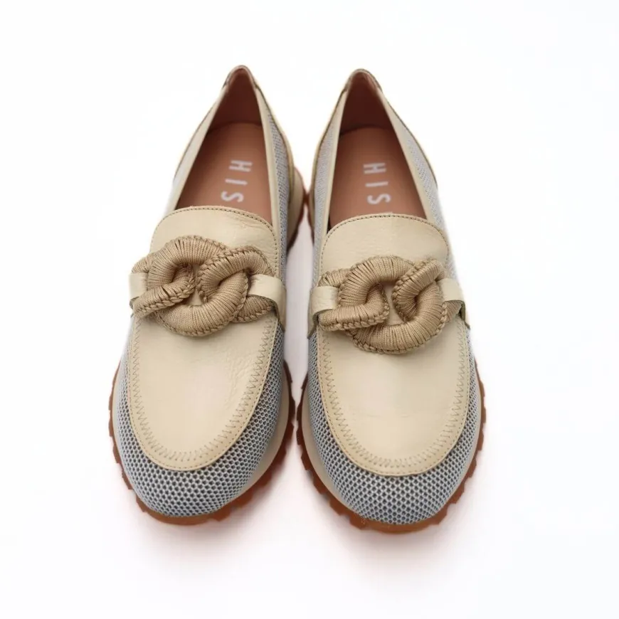 HISPANITAS MOCASSINO HV243270 BIANCO