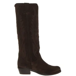 HISTORY 541 DOOR 03 STIVALE CAMPEROS CAMOSCIO MARRONE