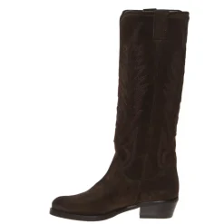 HISTORY 541 DOOR 03 STIVALE CAMPEROS CAMOSCIO MARRONE