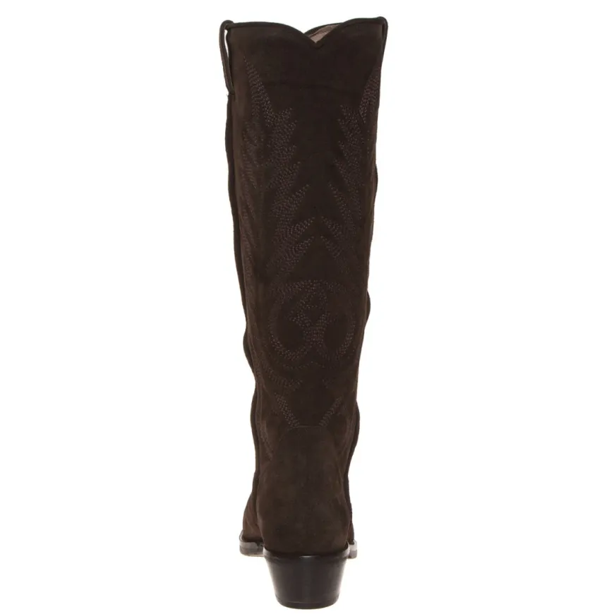 HISTORY 541 DOOR 03 STIVALE CAMPEROS CAMOSCIO MARRONE