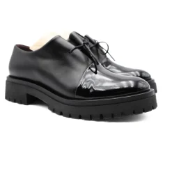 LE BOHEMIEN STRINGATA AL06 2 VERNICE NERO