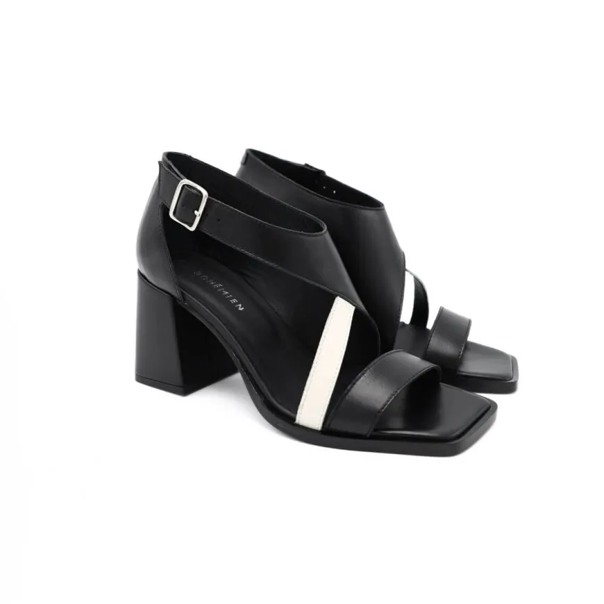 LE BOHÈMIEN SANDALO ALTO T8011 NERO