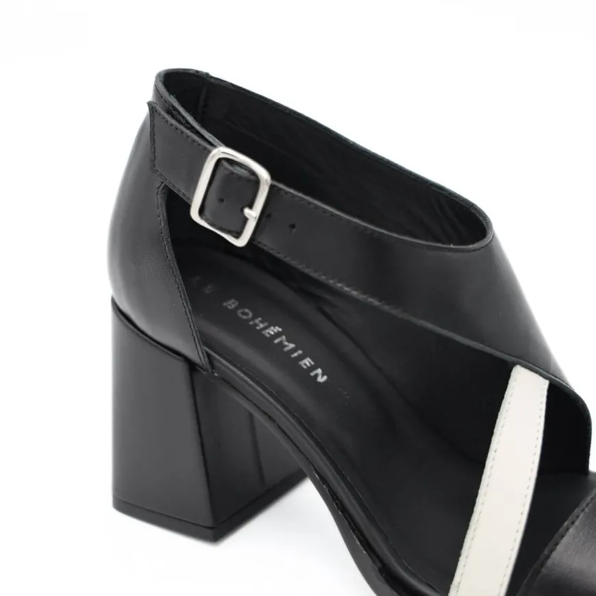 LE BOHÈMIEN SANDALO ALTO T8011 NERO