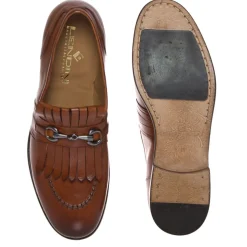 LENDINI F71 MOCASIINO MORSETTO PELLE MARRONE CUOIO