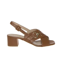 LUCA GROSSI H883S SANDALO MARRONE MORSETTO