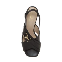 LUCA GROSSI H883S SANDALO NERO MORSETTO