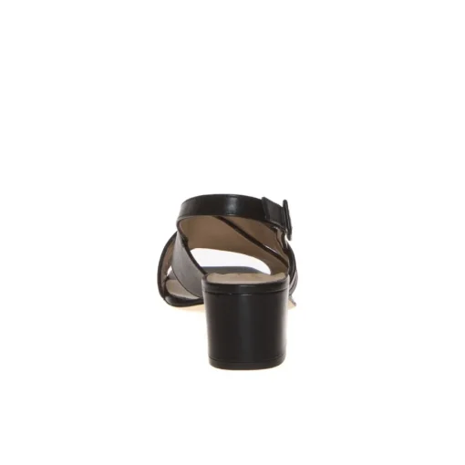 LUCA GROSSI H883S SANDALO NERO MORSETTO