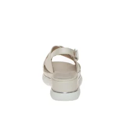 LUCA GROSSI H883S SANDALO ZEPPA PELLE BIANCO