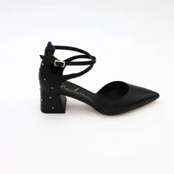 MALÙ DECOLLETE 1154 TACCO BORCHIE NERO