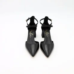 MALÙ DECOLLETE 1154 TACCO BORCHIE NERO