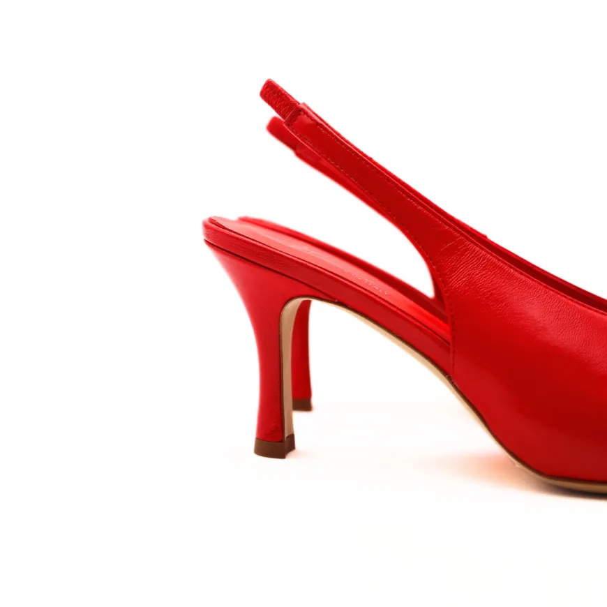 MALÙ SLINGBACK 3781 ROSSO
