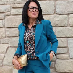 MARKUP MW561110 CAMICIA MULTICOLORE LEOPARDO