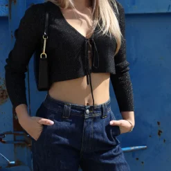 MARKUP MW560049 MAGLIA BRILLANTINATA NERO