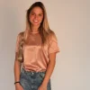 MARKUP MW21011 MAGLIA EFFETTO RASO ROSA