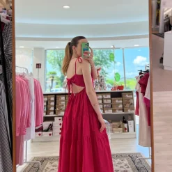 MARKUP MW461219 VESTITO MIDI FUCSIA