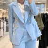 MARYLEY BLAZER 25EB139 AZZURRO