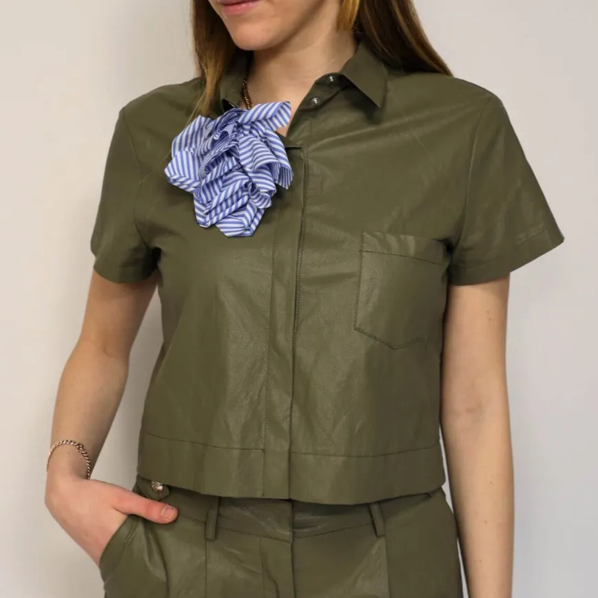 MARYLEY CAMICIA 24EB001-376 KAKI