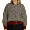 MARYLEY CARDIGAN 24IB830 BIANCO/GRIGIO