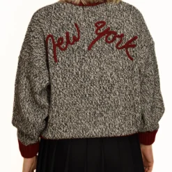 MARYLEY CARDIGAN 24IB830 BIANCO/GRIGIO