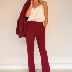 MARYLEY 23IB587-504 PANTALONE DONNA BORDEAUX