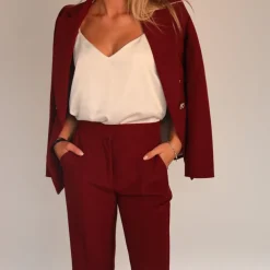 MARYLEY 23IB587-504 PANTALONE DONNA BORDEAUX