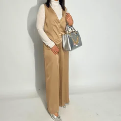 MARYLEY PANTALONE CR08407 SABBIA