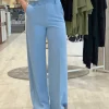 MARYLEY PANTALONE 25EB515 AZZURRO
