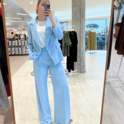 MARYLEY PANTALONE 25EB515 AZZURRO