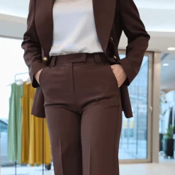 MARYLEY PANTALONE 25EB515 CIOCCOLATO